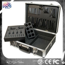 Aluminium Tattoo Kit Fall Reise Konvention Tragen, Tattoo-Kit Aluminium-Gehäuse Tattoo Gun Box Versorgung Kit, Aluminium Tattoo Set Kit